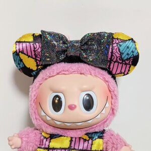 Custom Made Disney Nightmare Before Christmas Minnie Ears that Fit Labubu